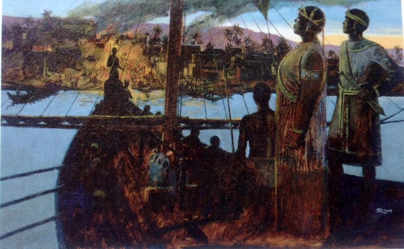 Amanirenas & Akinidad Author of the illustration unknown