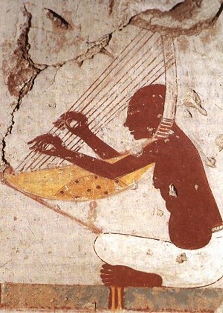 A musician during the pharaonic era