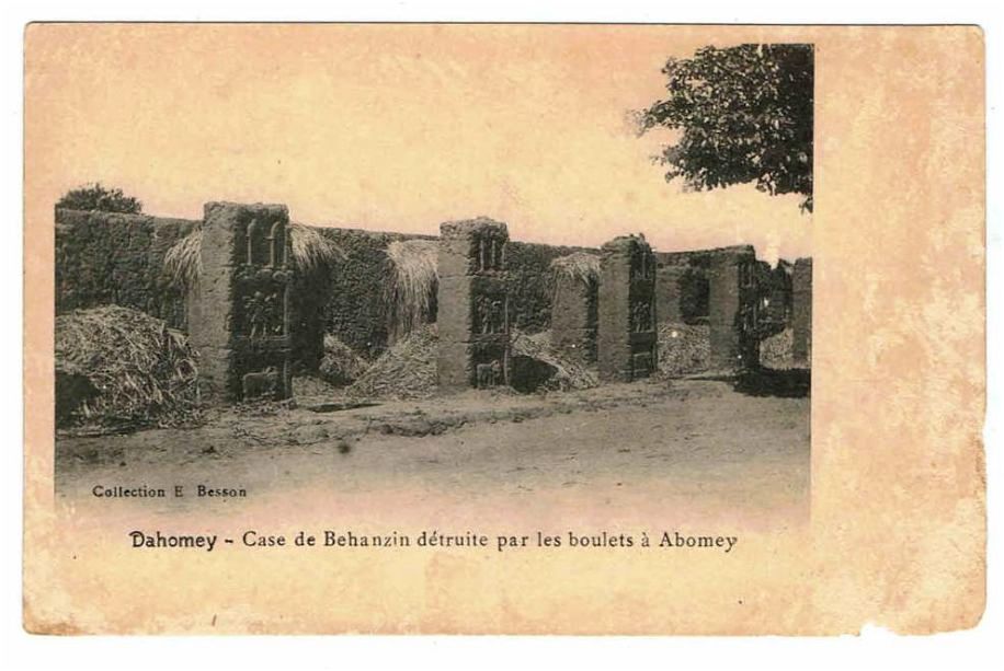 Behanzin’s house destroyed by the canons