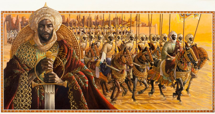 Sonni Ali Ber, founder of the Songhay empire, who wages many wars