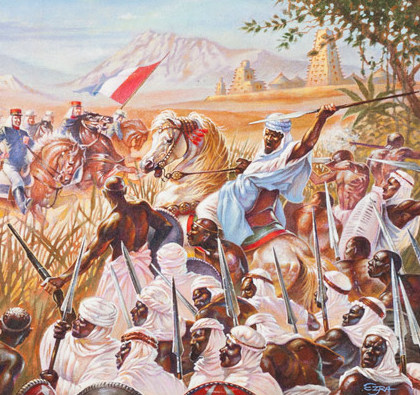 Guerre entre Wassoulou et la France Image reduite de l'illustration d'Ezra Tucker