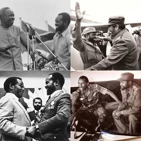 Machel avec Nyerere 