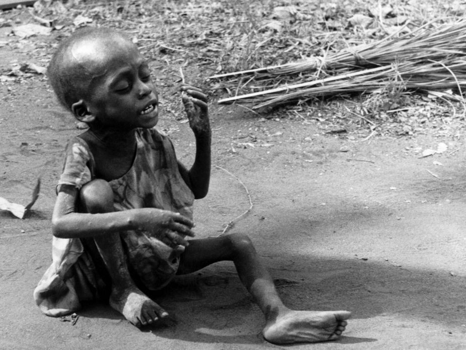 Les souffrances de la guerre du Biafra