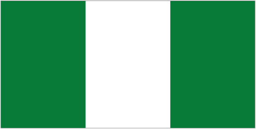 Le drapeau du Nigéria est extrêmement plat. 2 bandes vertes pour la richesse naturelle et une bande blanche pour la paix. Même le nom Nigeria vient de Niger Area (l'aire autour du fleuve Niger)et serait issu de la discussion d'un gouverneur coloniale anglais avec sa femme, après qu'elle lui aurait demandé comment il comptait appeler cette endroit. Ces symboles sont plats, il faut tout revoir.