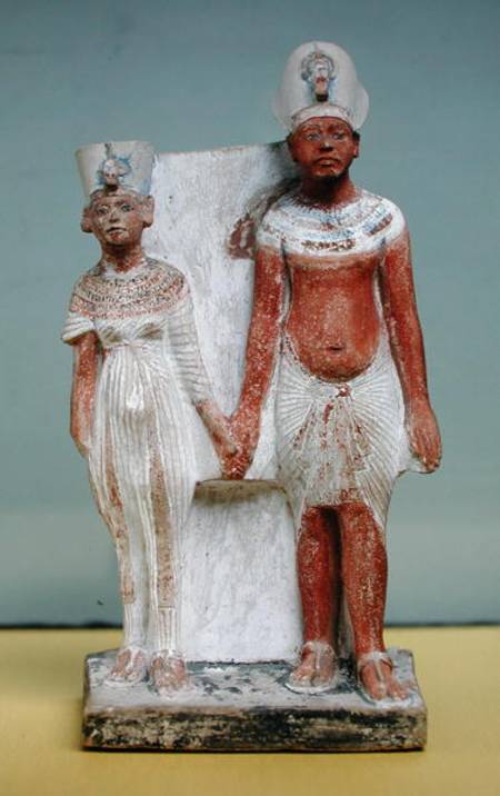 Nefertiti et Akhenaton Musée du Louvre 