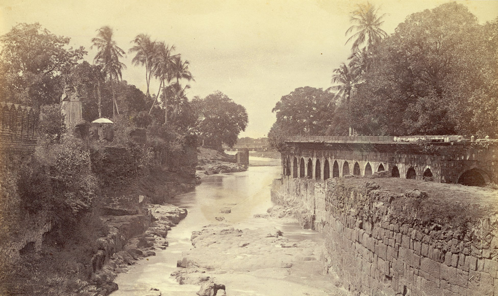 La rivière Kham qui a servit à bâtir le système d'irrigation de Neher 